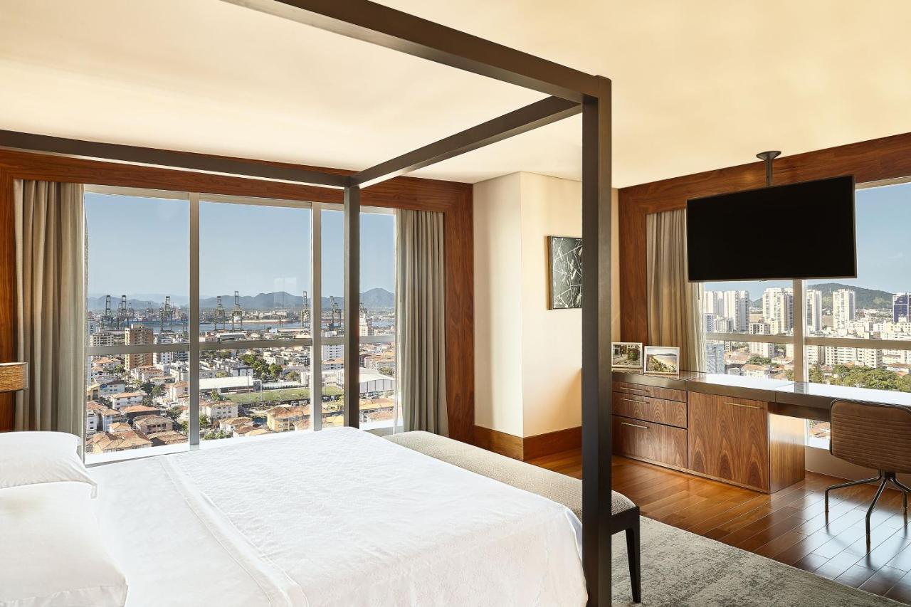 โรงแรมเชอราตัน ซันโตส ภายนอก รูปภาพ A bedroom at the hotel