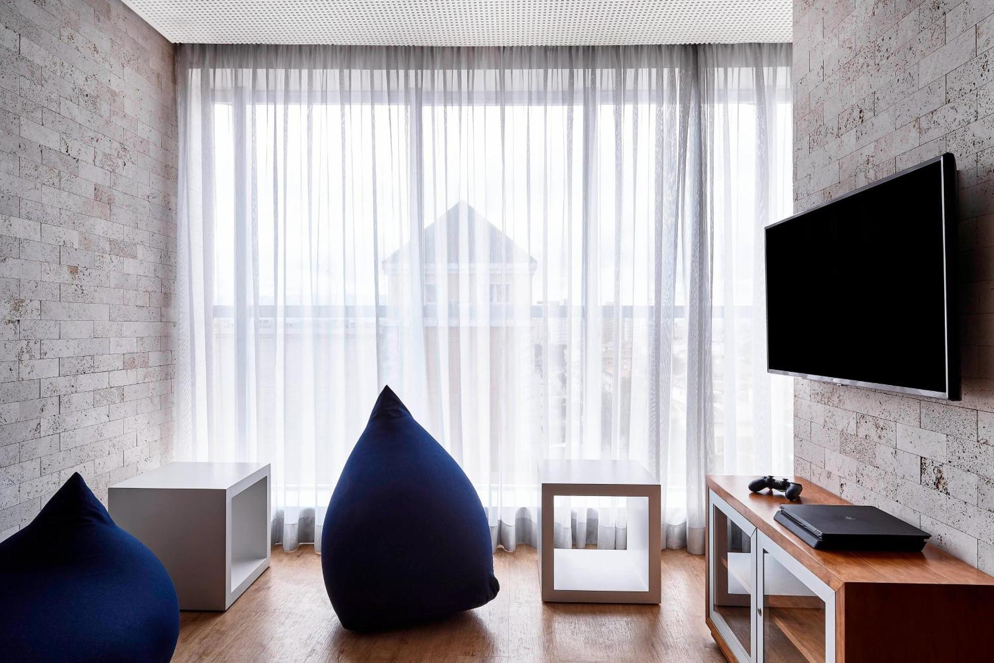 โรงแรมเชอราตัน ซันโตส ภายนอก รูปภาพ A bean bag chair